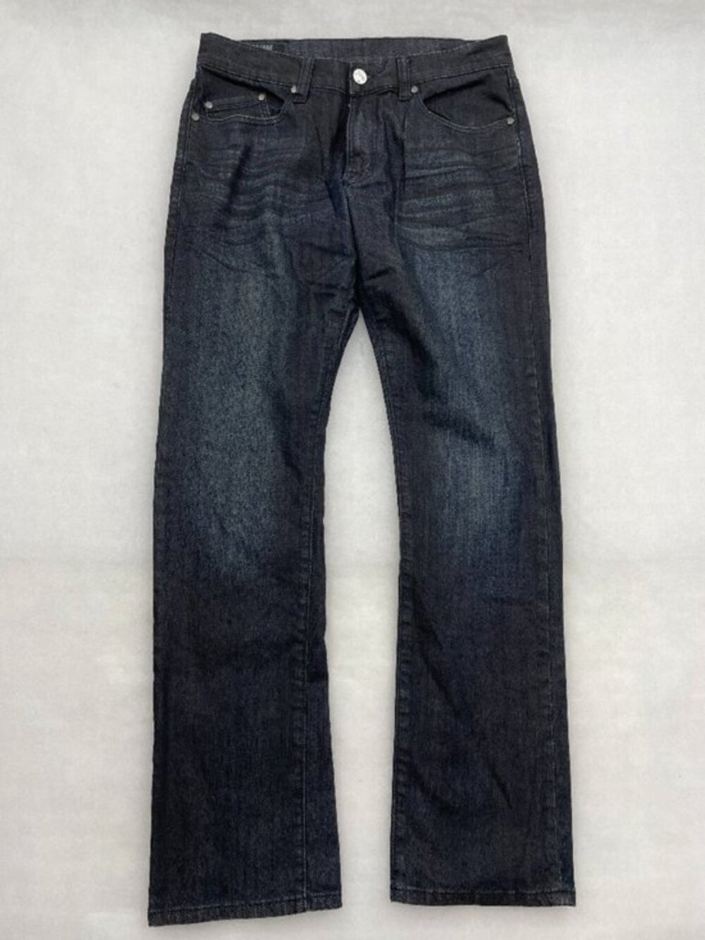 William Rast Men's Logan Straight Fit Stretch Denim Jeans Indigo Blue 32x32